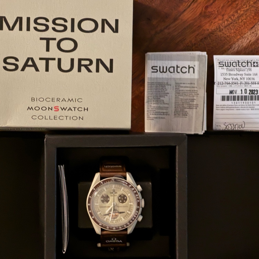 Swatch x Omega Moonswatch Saturn